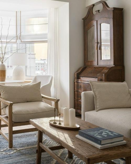 Реализованный интерьер однокомнатной квартиры, площадью 48 кв. 02