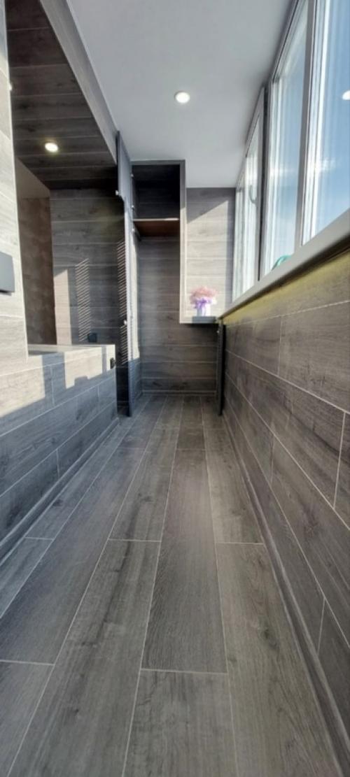 Закончен очередной объект - ремонт 5-ти метровой лоджии. 08