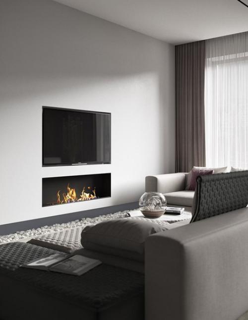 Интерьер гостиной студии в стиле ом. 03