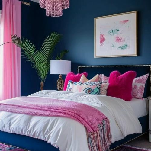 Розовый цвет в интерьере: как влияет на психику и кому подходит? 05