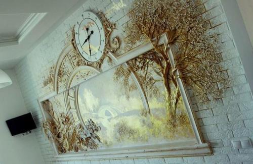 Настенные барельефы в интерьере квартиры или загородного дома. 01