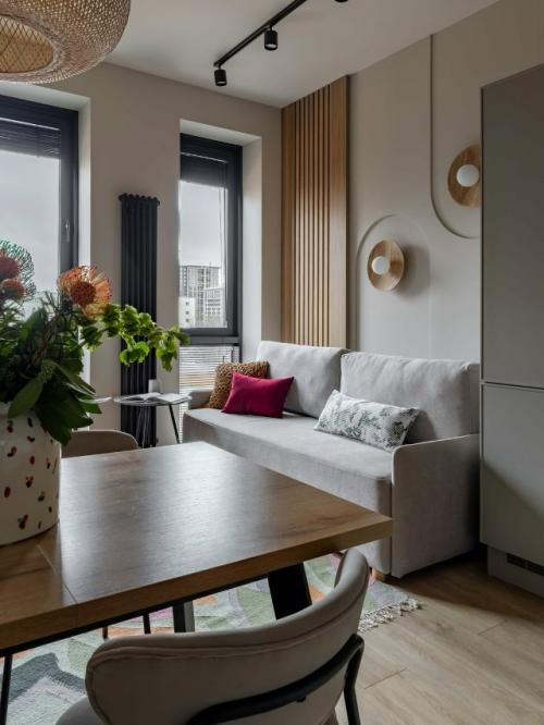 Квартира для студентки: уютный и продуманный интерьер 37 кв. 02