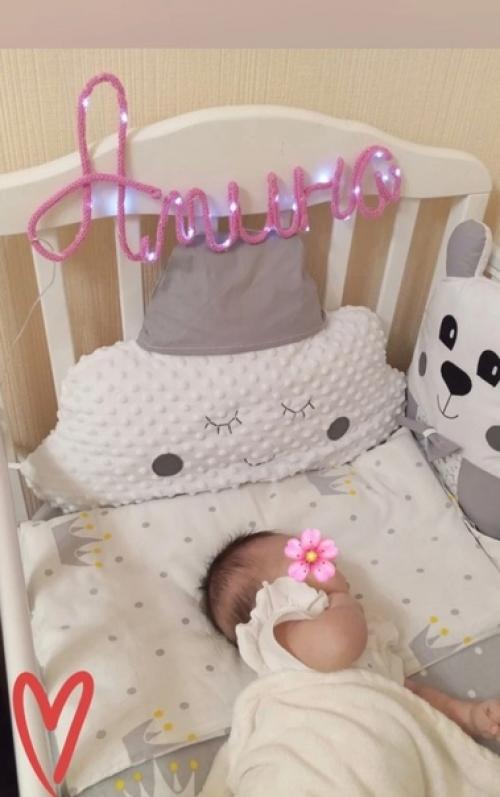 Вы спрашивали как эти вязаные имена смотрятся в интерьере и вот я нашла несколько примеров на просторах интернета. 01