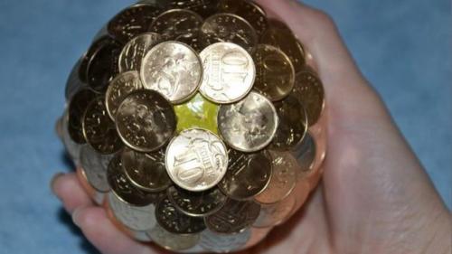 Мастер-класс: денежный топиарий своими руками. 03