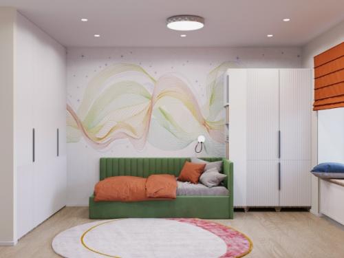 Дизайн - проект этой просторной квартиры площадью около 100 м мы разработали для семейной пары с двумя детьми.

