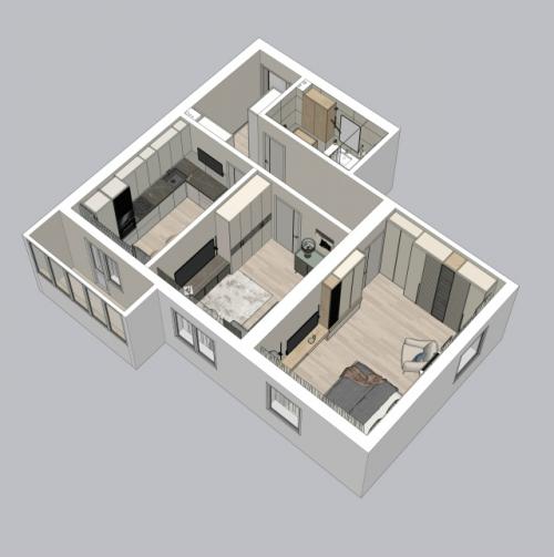 С учётом того, что часть вкусных деталей этого проекта я уже показывала, хочу теперь немного показать сам объём проекта и рассказать про него. 01