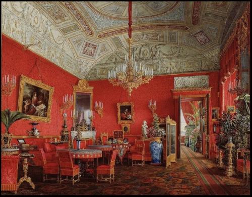 Утраченные интерьеры зимнего дворца на акварелях Эдуарда Петровича гау набат_утраченного. 04