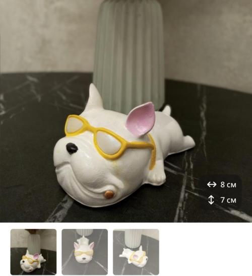 Элегантное кашпо в виде добродушного бульдога станет настоящим украшением вашего интерьера! 02