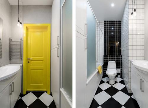 Интерьер квартиры - студии 32 м в скандинавском стиле. 09