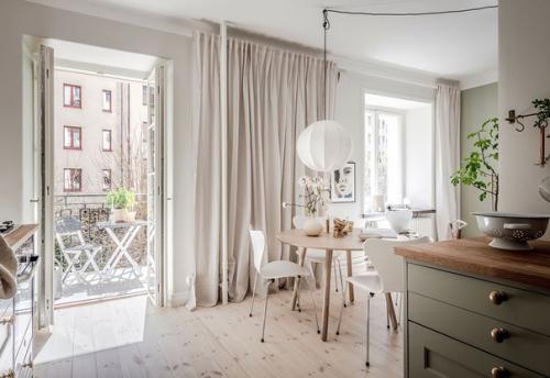 Скандинавский дизайн в нежных тонах в старой квартире 60 м 2. 05