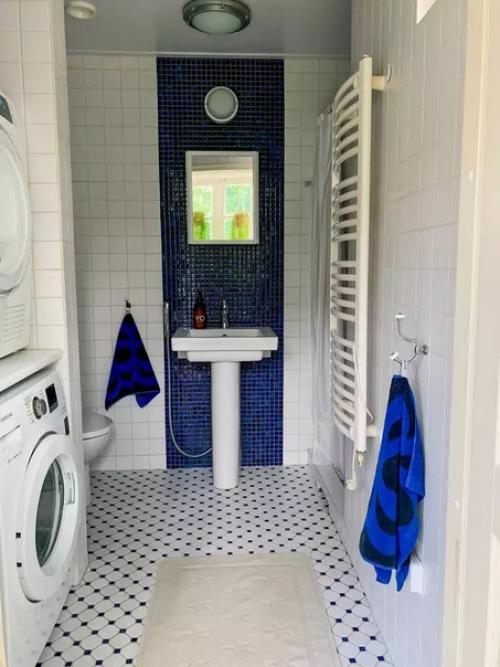 Ванная комната, похожая на зеленый сказочный лес! 08