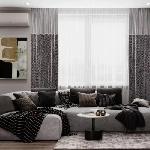 Интерьер кухни - гостиной площадью 25 кв. 04