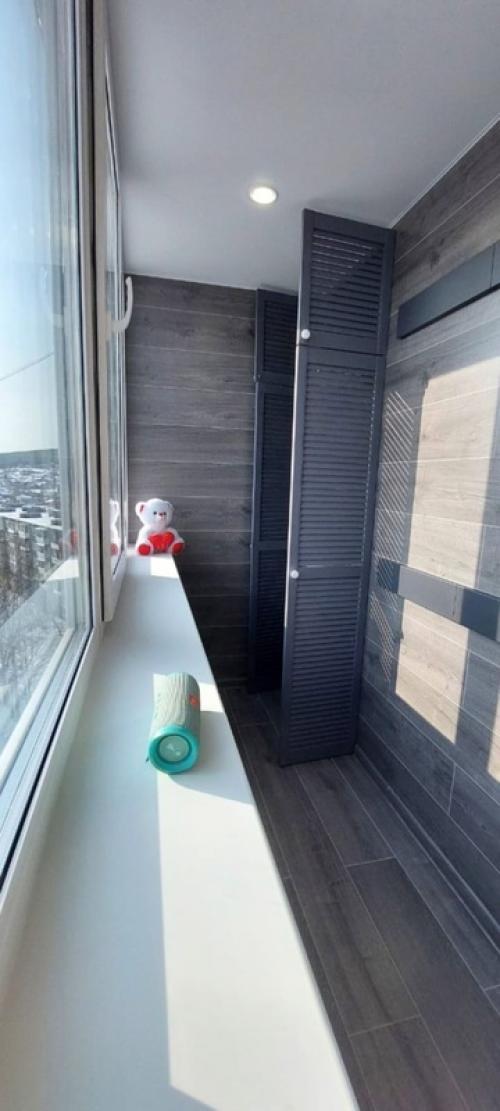 Закончен очередной объект - ремонт 5-ти метровой лоджии. 01