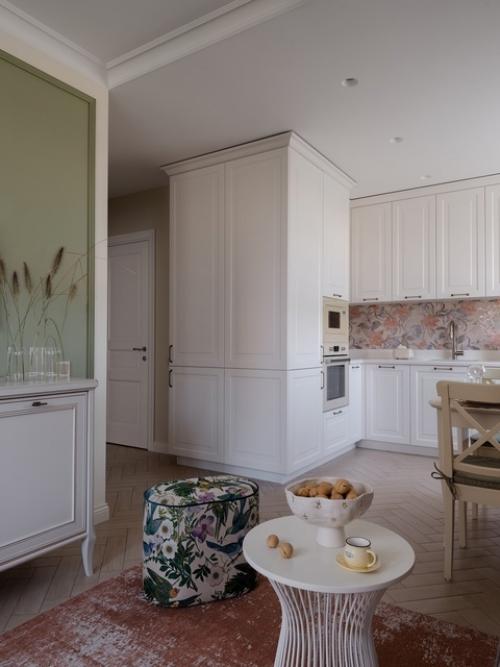 Интерьер однокомнатной квартиры 41, 1 м 2 (44, 2 м 2 с балконом) в ЖК западная резиденция в Ростове-на-дону. 06