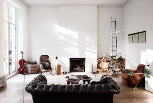 Квартира - студия британского модельера Anna Valentine. 07