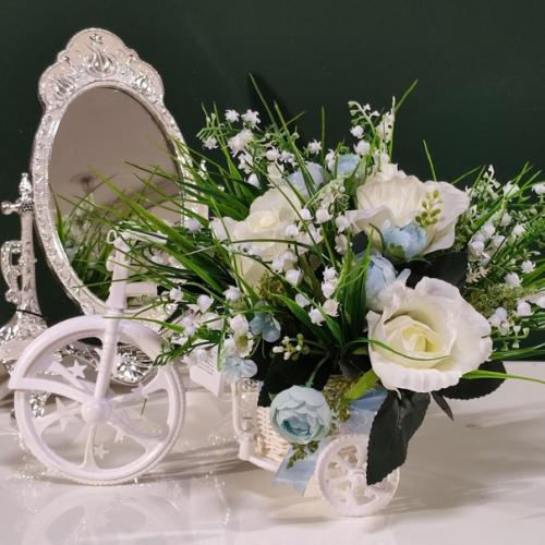 Композиции из искусственных цветов для интерьера завоевали мир! 04