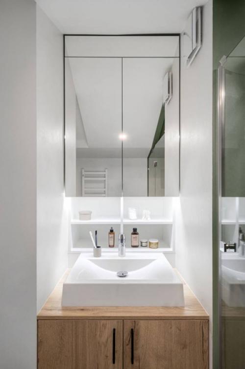 Небольшая мансардная квартира с антресолью. 09