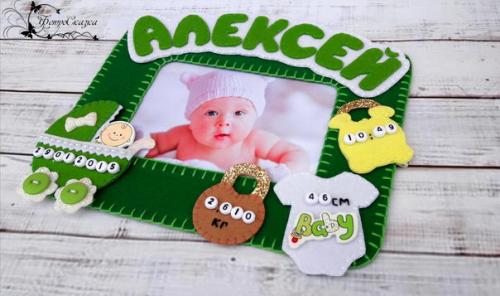 Метрика для новорожденного - прекрасный подарок на рождение малыша, выписку из роддома, крестины. 01