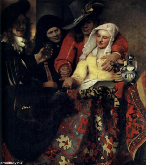 Вермеер делфтский (Vermeer van Delft) Ян (1632-1675), голландский живописец, крупнейший мастер нидерландской жанровой и пейзажной живописи. 04