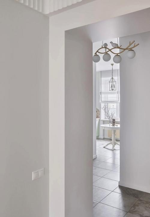 Нежный интерьер двухкомнатной квартиры в Сталинке, 55 м. 06