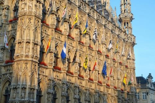 Лёвен Бельгия. Лёвенская ратуша. 07