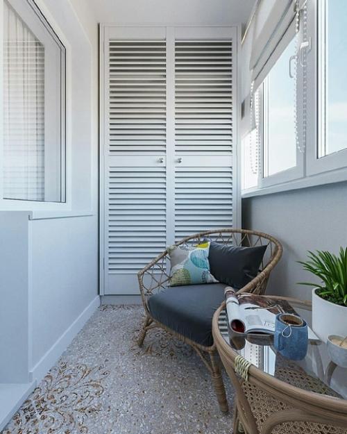 Дизайн какого балкона вам понравился: 1 или 2?