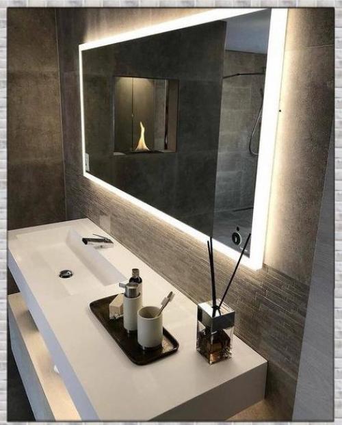 Два варианта оформления ванной комнаты. 01