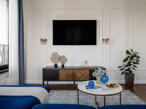 Мощная красота: квартира в концепции моря, солнца и неба. 02