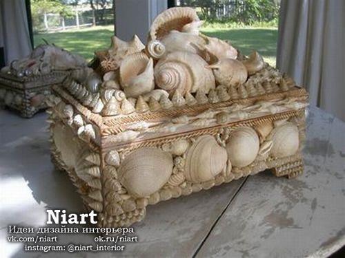 Ракушки как основа декора. 06