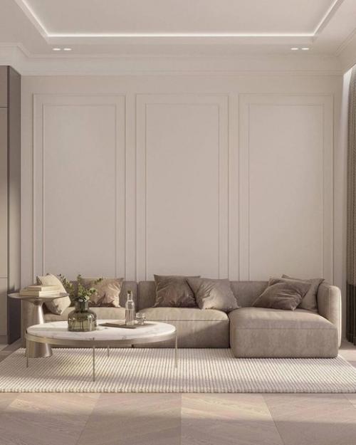 Роскошный интерьер в современном стиле элегантность и изысканность сочетает. 08