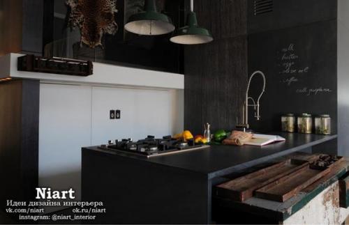 Просторные кухни в стиле лофт. 02 Просторные кухни в стиле лофт. 02