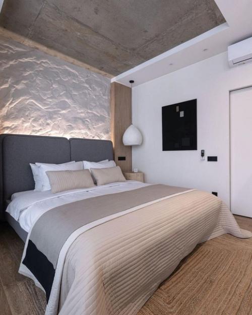 Квартира 43 м 2 в стиле минимализм с элементами Wabi Sabi. 05