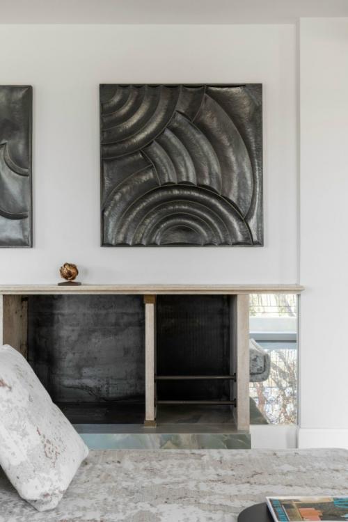 Квартира в Риме: цвета долины тибра и коллекция современного искусства. 04