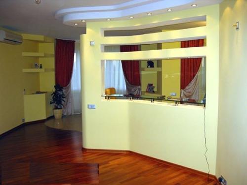 Межкомнатная перегородка из гипсокартона. 01