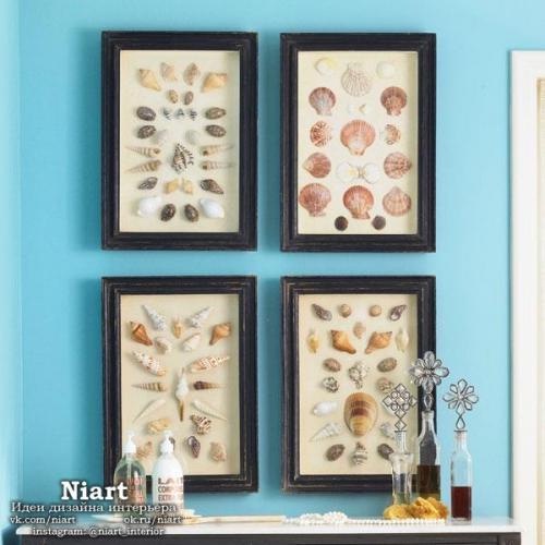 Ракушки как основа декора. 09