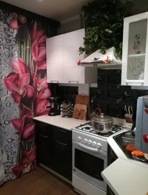 Маленькая кухня. В современном стиле. 01