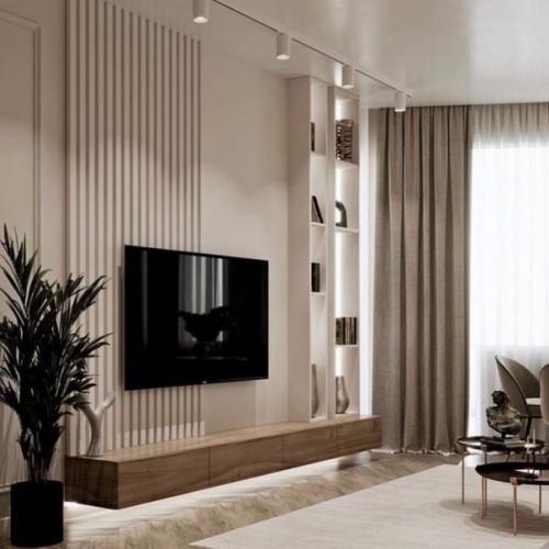 5 способов оформления тв - зоны. 03