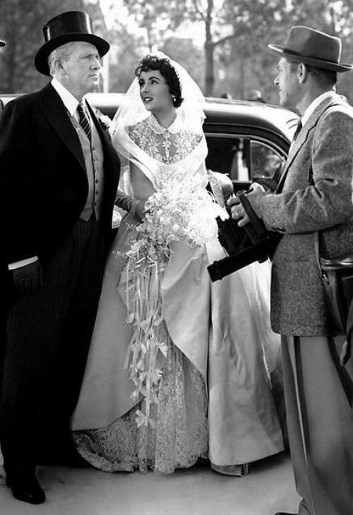 Невероятное свадебное платье Элизабет Тейлор из фильма Отец Невесты (1950). 02