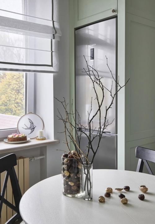 Нежный интерьер двухкомнатной квартиры в Сталинке, 55 м. 03