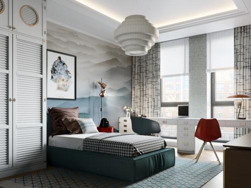 Детская комната, проект квартиры в ЖК барин хаус. 02