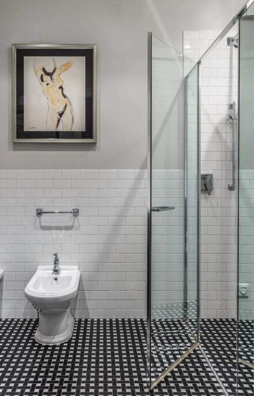 Потрясающая трешка в сталинке в стиле современной классики. 07