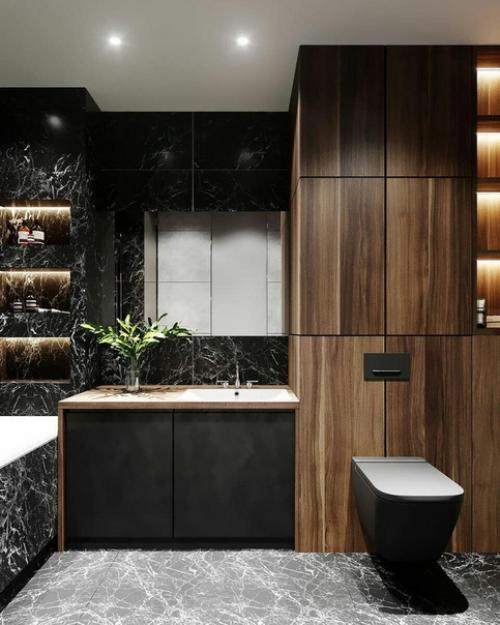 Стильный дизайн в темных тонах. 09