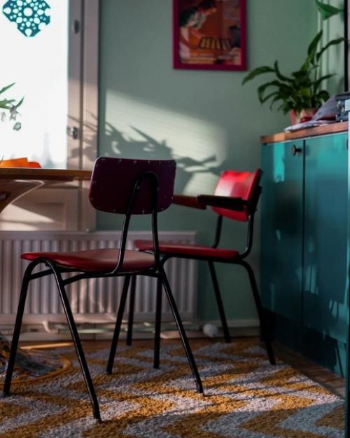 Небольшая яркая кухня в Финляндии. 05