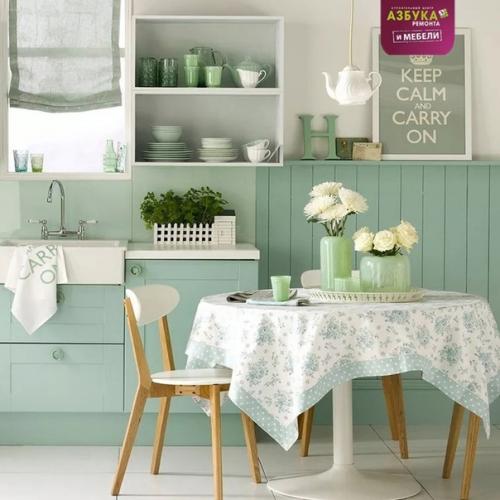 Шалфейный цвет в интерьере. 02