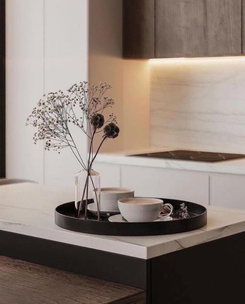 Предлагаю насладиться интереснейшим дизайн - проектом кухни, на мой скромный взгляд интерьер просто. 02