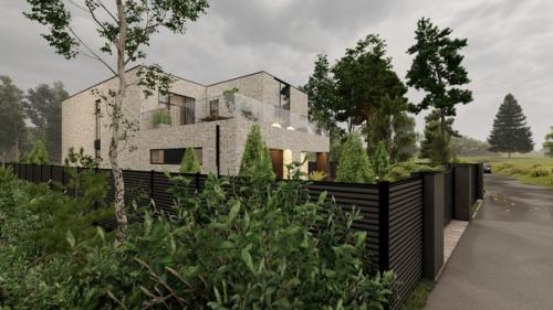 Проект дома с плоской кровлей от Yohome в Вологде. 03