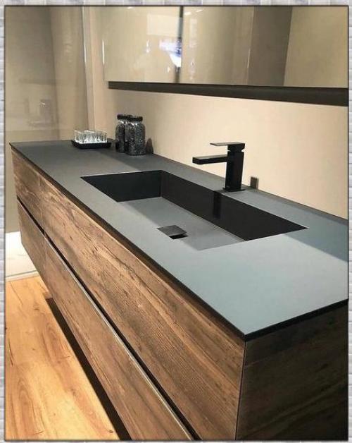 Два варианта оформления ванной комнаты. 07