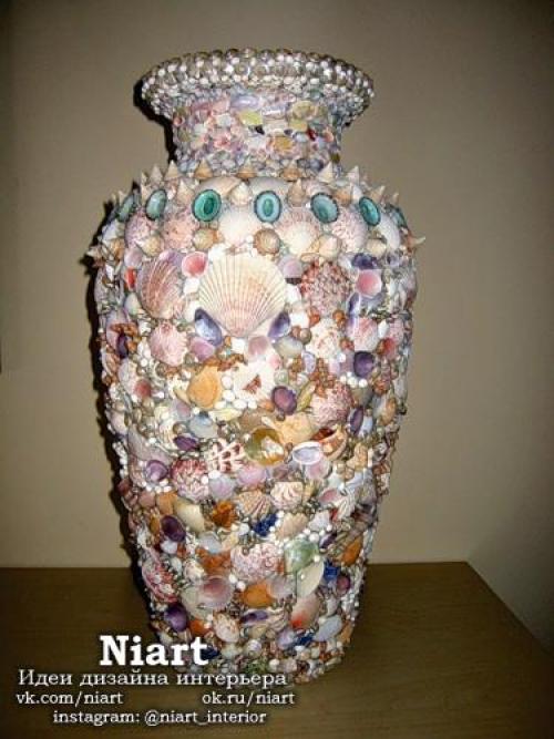Ракушки как основа декора. 04