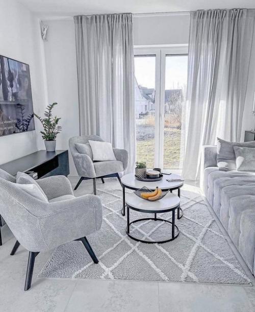 Загородный дом в современном стиле с нейтральным интерьером. 01