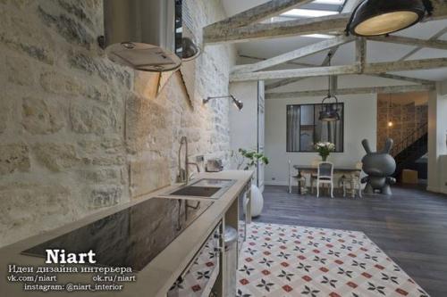 Просторные кухни в стиле лофт. 04 Просторные кухни в стиле лофт. 04